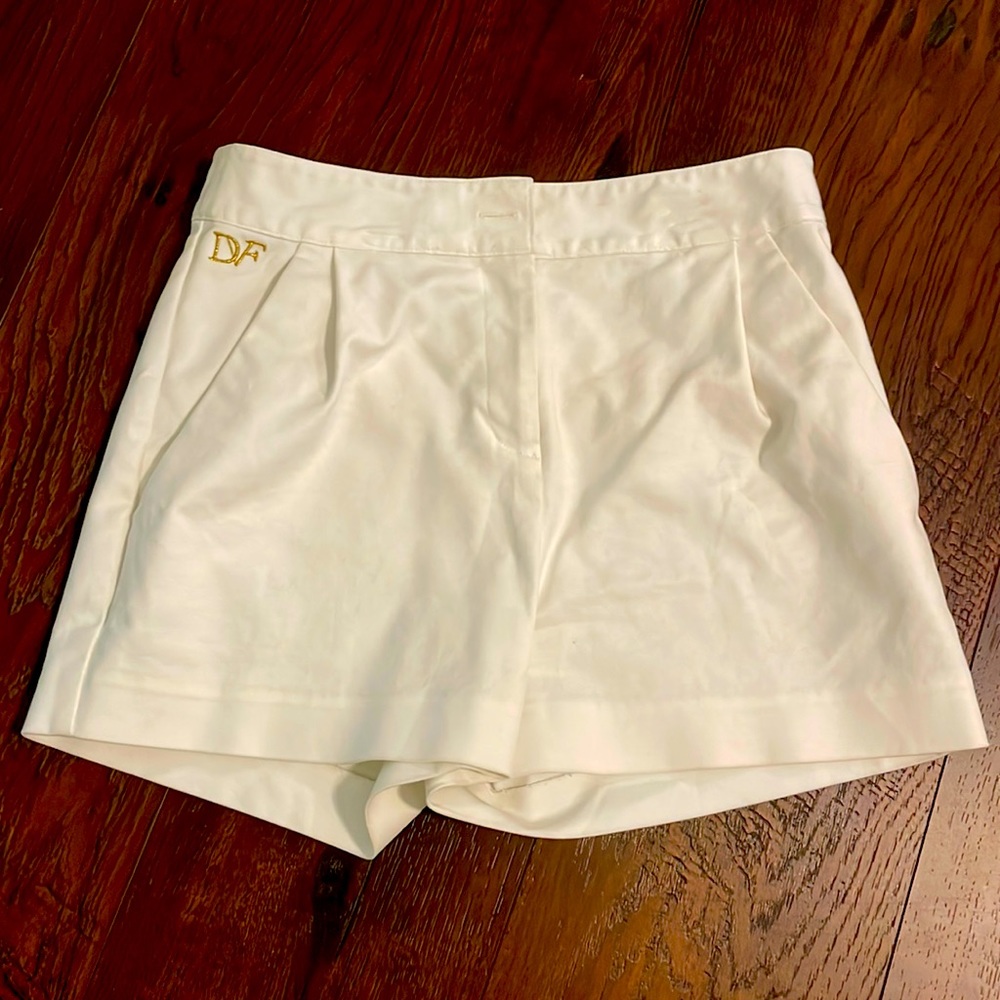 DVF White Shorts